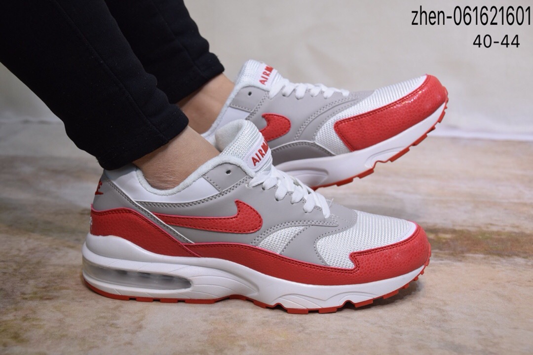 Nike Air Max 93 White Grey Red Shoes